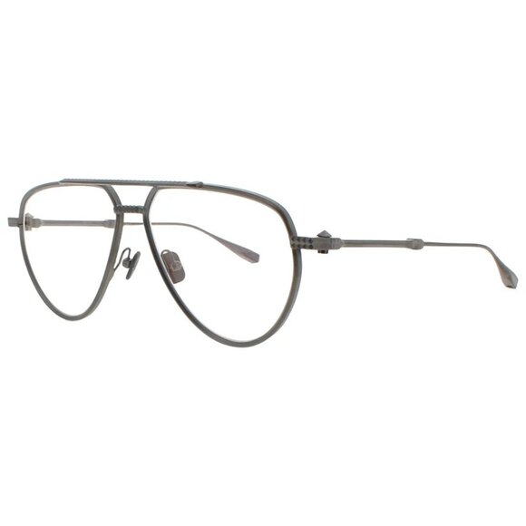 NWT VALENTINO EYEGLASSES AVIATOR UNISEX SILVER EYEWEAR - Picture 1 of 5